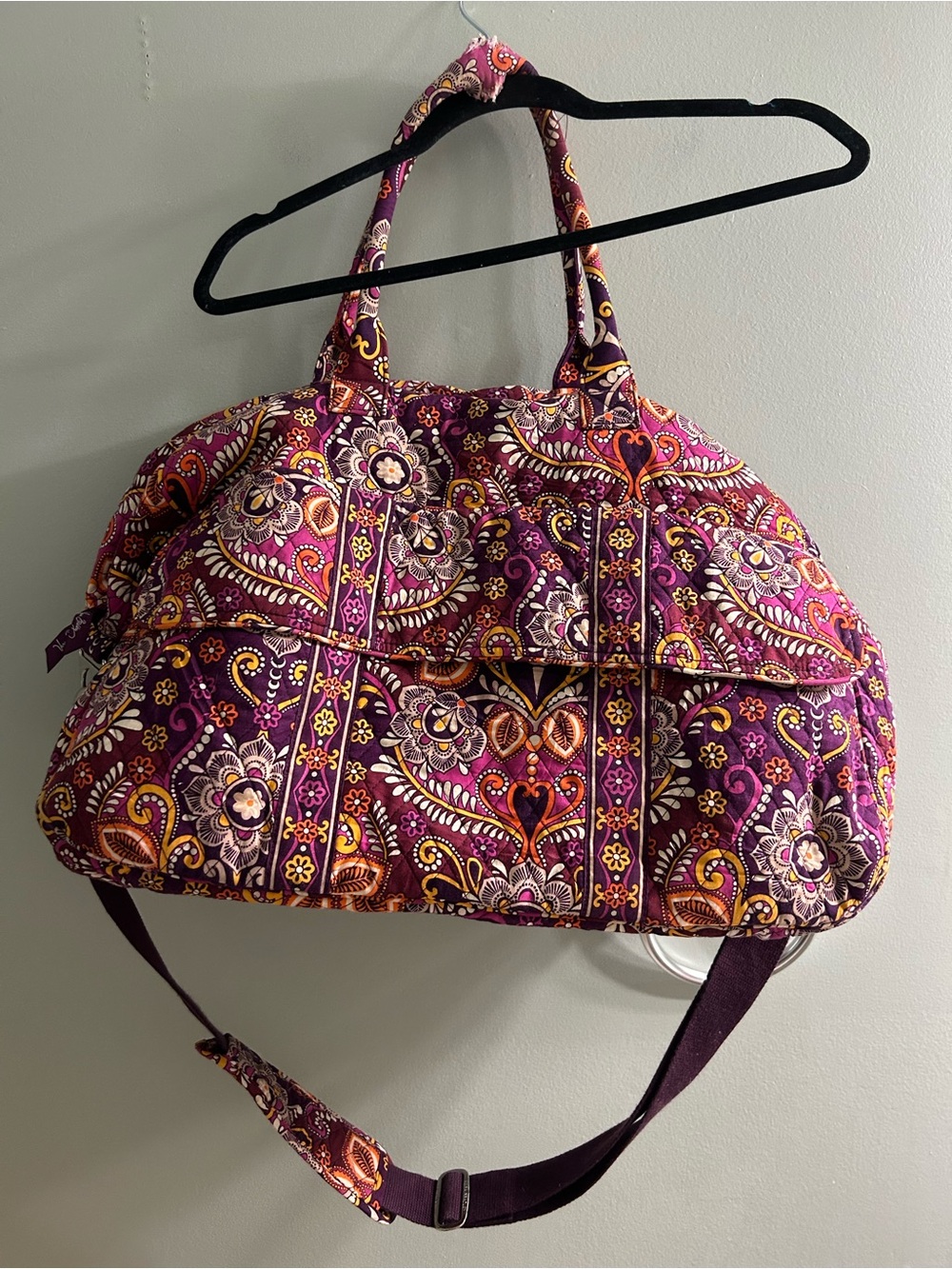 Vera Bradley Travel Weekender Overnight Bag Safari Sunset Retired duffle bag